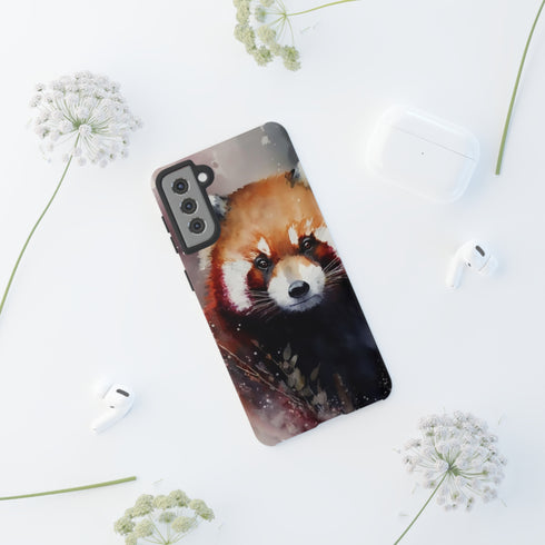 Red Panda in Watercolor - Impact Resistant Phone Case